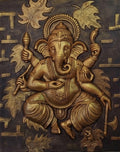 Ganesha Blessing 3D Relief Sculpture Panel - Studio Detail