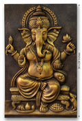 Lord Ganesha Blessing 3D Relief Mural Panel - Studio Detail