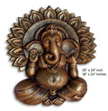 Blessing Ganesha 3D Relief Wall Art Panel - Studio Detail