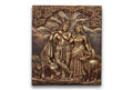 Divine Radha Krishna with Cow 3D Relief Mural Wall Art - Studio Detail