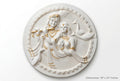 Radha Krishna 3D Relief Round Sculpture Panel - Studio Detail