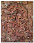 Radha Krishna Vrindavan 3D Relief Mural Wall Art - Studio Detail