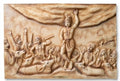 Govardhan Giridhari Krishna 3D Relief Wall Sculpture - Studio Detail