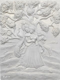 Radha Krishna Under the Tree 3D Relief Mural Wall Art - Studio Detail
