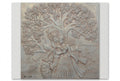 Radha Krishna Divine Love under Tree 3D Relief Sculpture Panel - Studio Detail