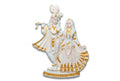 Radha Krishna White & Gold 3D Relief Wall Art Panel - Studio Detail