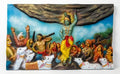 Govardhan Giridhari Krishna 3D Relief Wall Art Panel - Studio Detail