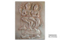 Shiva Parvati on Nandi 3D Relief Wall Art Mural - Studio Detail