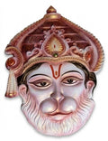 Lord Hanuman 3D Relief Face Wall Sculpture - Studio Detail
