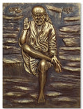 Shirdi Sai Baba Blessing 3D Relief Mural Wall Art - Studio Detail