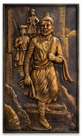 Chhatrapati Shivaji Maharaj 3D Relief Sculpture Panel - Studio Detail