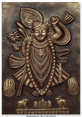 Shrinathji Antique Bronze 3D Relief Mural Wall Art - Studio Detail