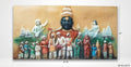 Lord Vitthal Panduranga Wari 3D Relief Mural Wall Art - Studio Detail