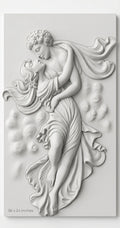 Eternal Lovers Classical 3D Relief Sculpture Panel - Studio Detail