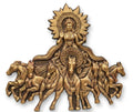 Lord Surya Dev Chariot with 7 Horses 3D Relief Mural - Studio Detail