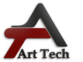 Custom Art Tech 3D Logo Wall Sign - Studio Detail