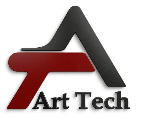 Custom Art Tech 3D Logo Wall Sign - Studio Detail